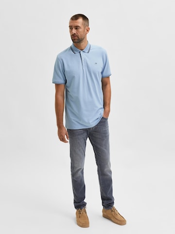 SELECTED HOMME - Camiseta 'Aze' en azul