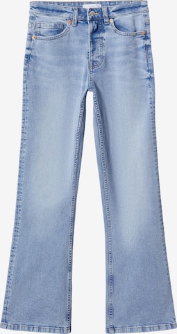MANGO TEEN Rozkloszowany krój Jeansy w kolorze niebieski: przód