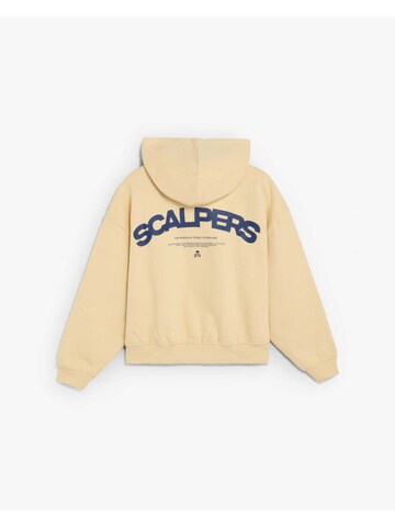 Scalpers Sweatshirt ' ' i gul: baksida