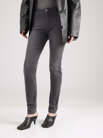 MUSTANG Slimfit Jeansy 'Crosby' w kolorze czarny: przód