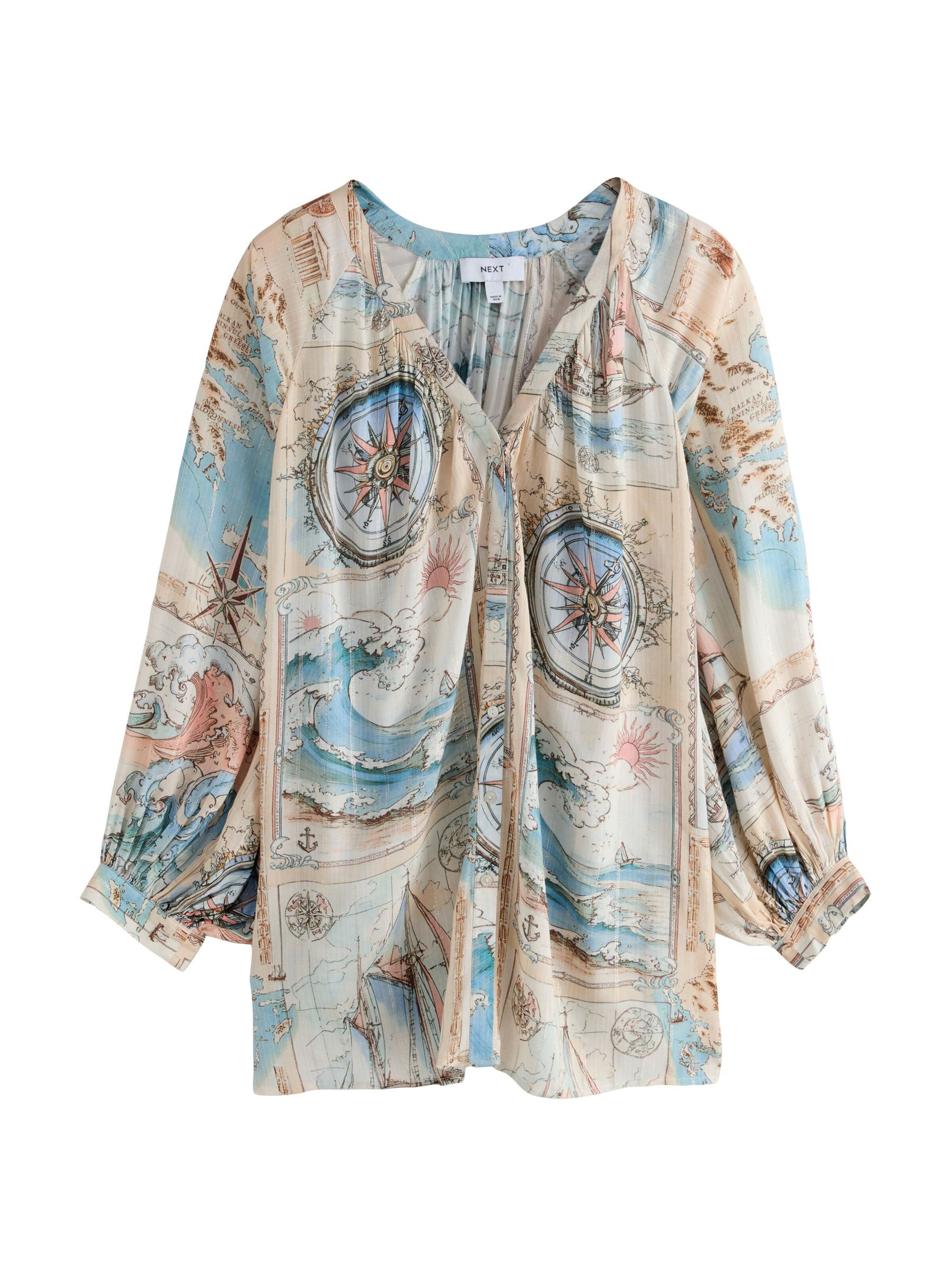 Next Strandkleid in Beige: Vorderseite