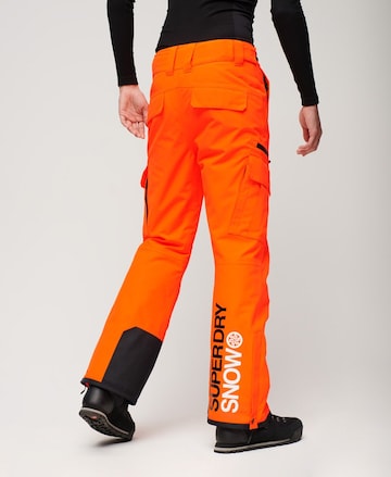 Superdry Regular Workout Pants in Orange