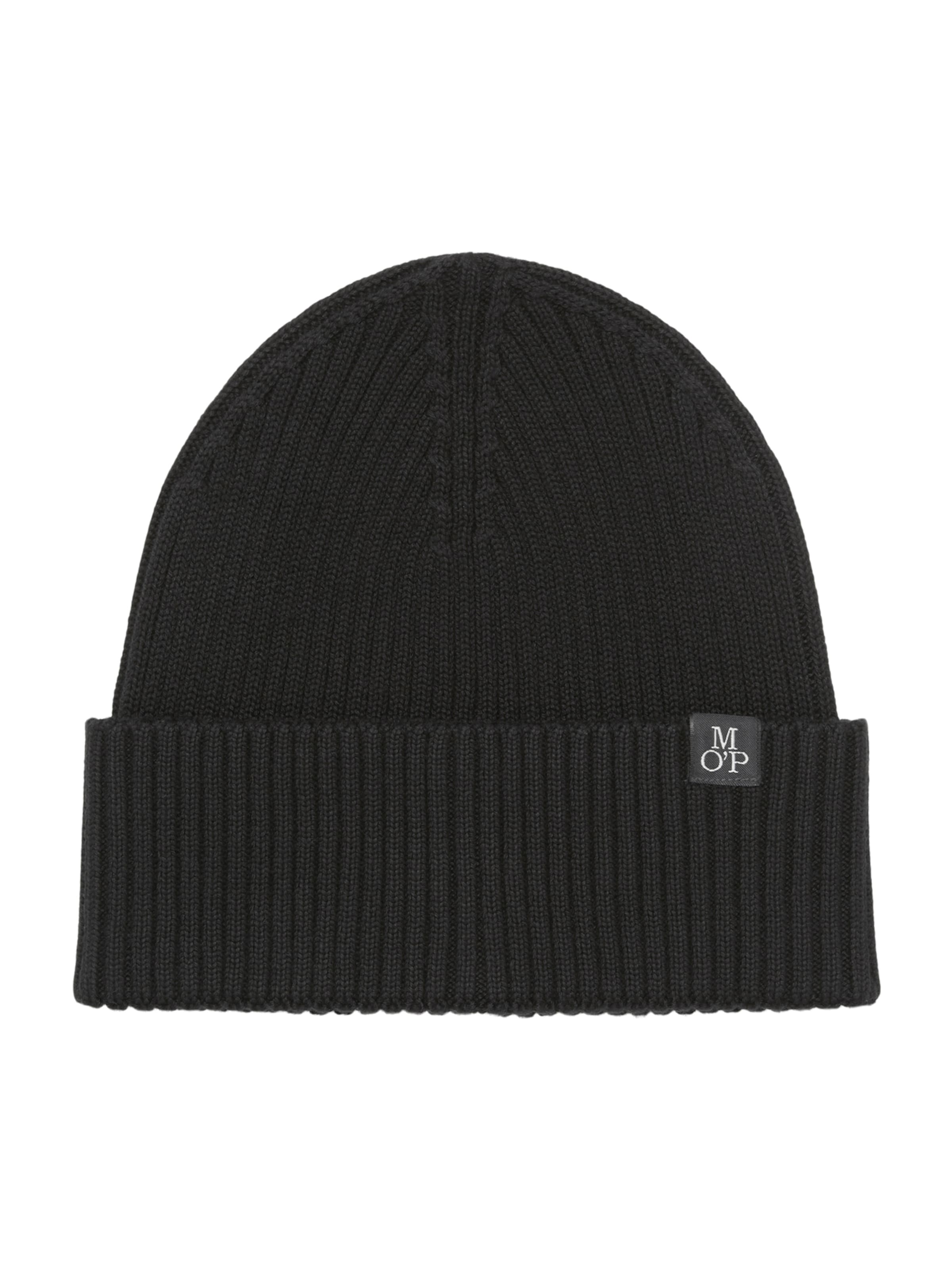 Marc O'Polo Mütze in Schwarz: Vorderseite