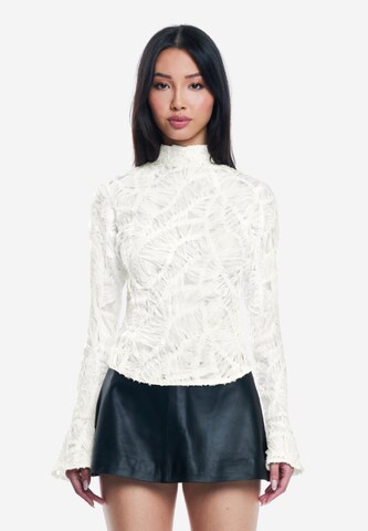 OW Collection Bluse 'Cassie' in Weiß: Vorderseite