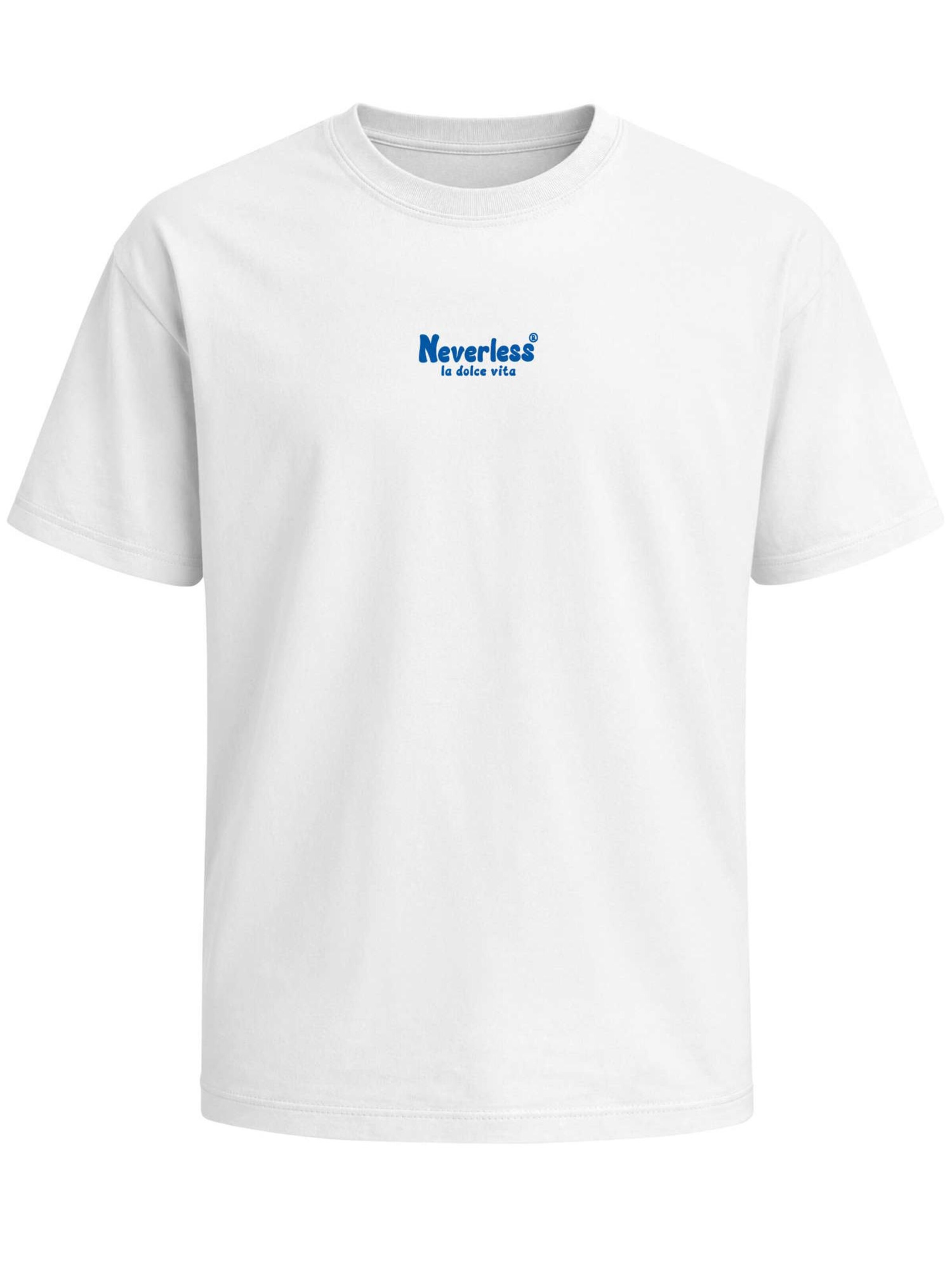 Neverless Shirt 'La dolce Vita' in White