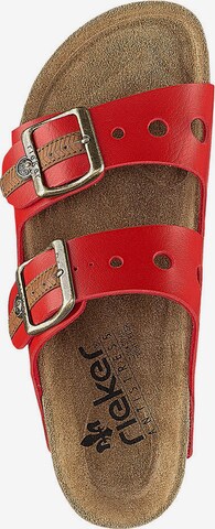 Rieker Pantolette in Rot