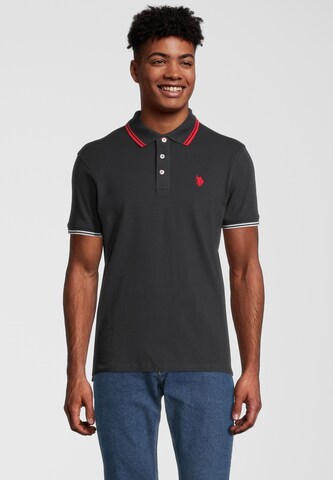 U.S. POLO ASSN. Shirt 'Barney' in Black: front