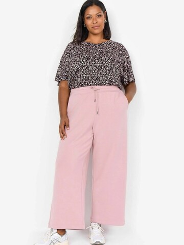 Wide leg Pantaloni 'Sabina' di Wasabi Concept in rosa