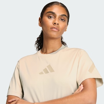 ADIDAS SPORTSWEAR Functioneel shirt 'Z.N.E.' in Beige