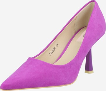 NLY by Nelly Pumps 'Sassy' in Purple: front