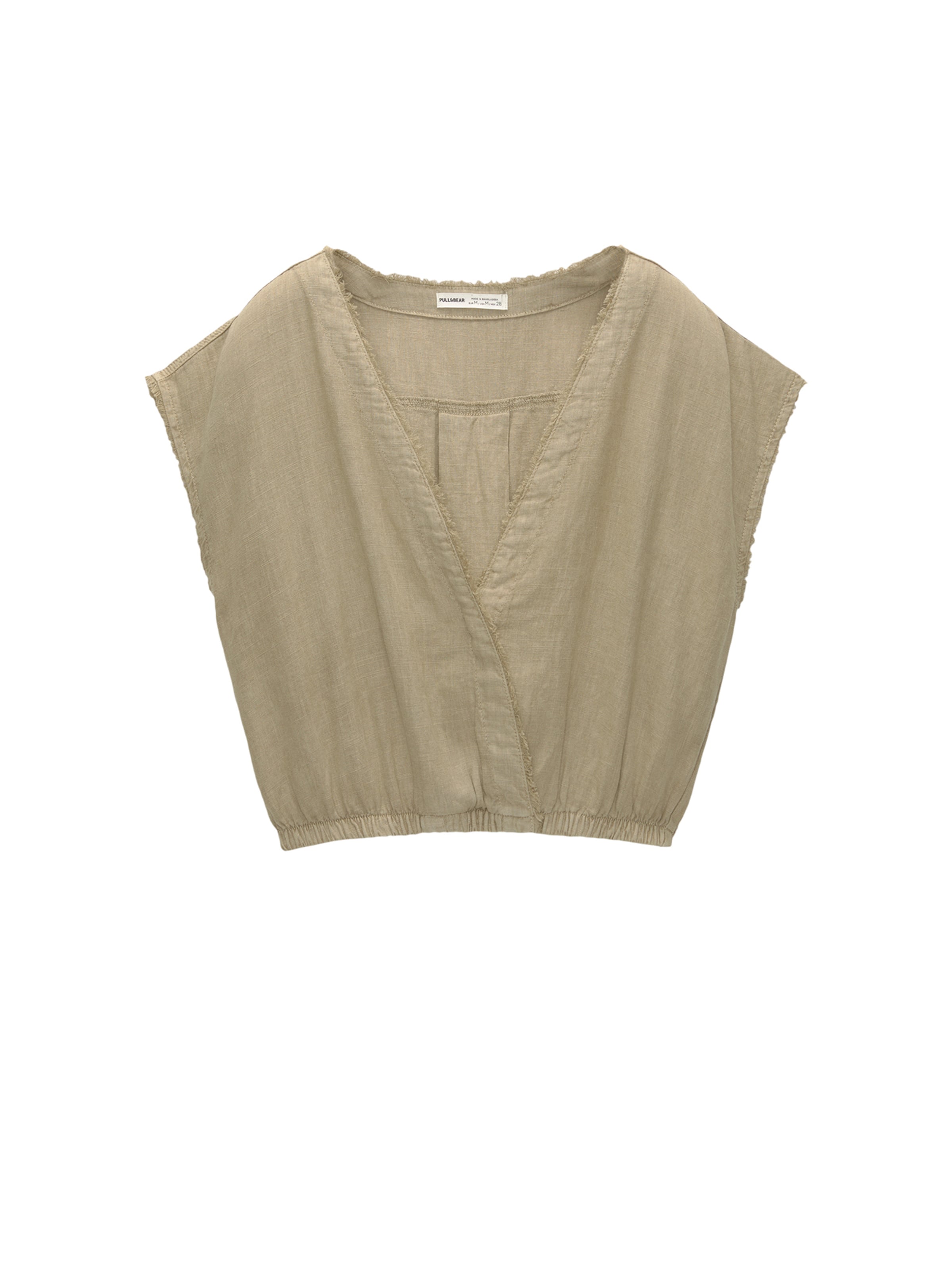 Pull&Bear Blus i gul: framsida