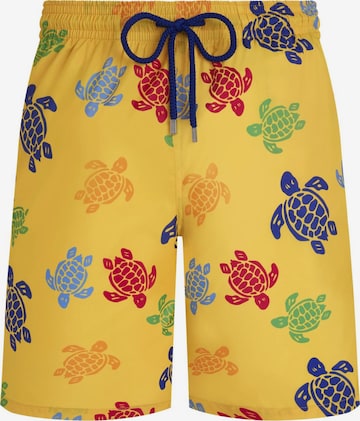 Pantaloncini da bagno di Vilebrequin in giallo: frontale