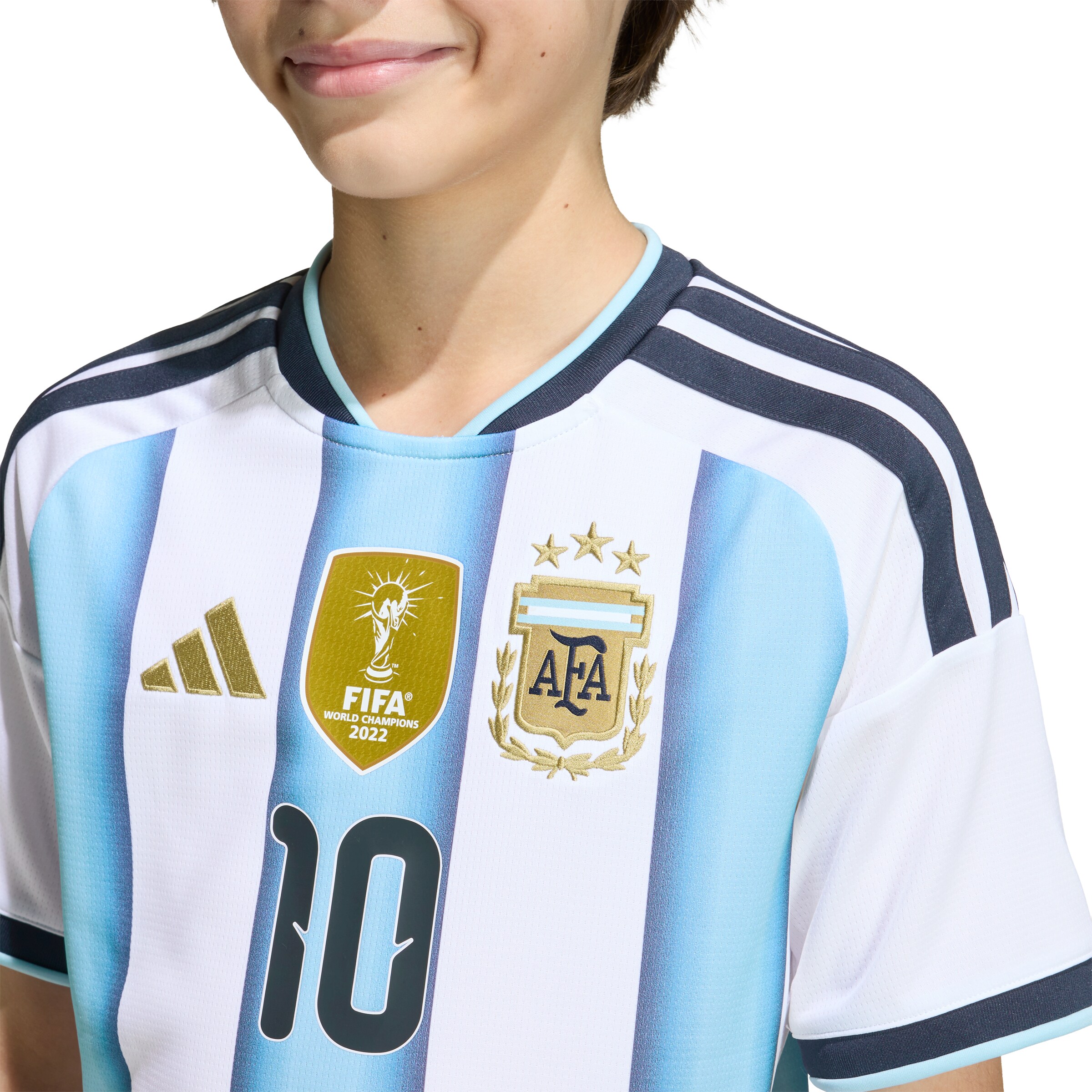 ADIDAS PERFORMANCE - Camiseta funcional 'Argentinien 26 Messi' en blanco