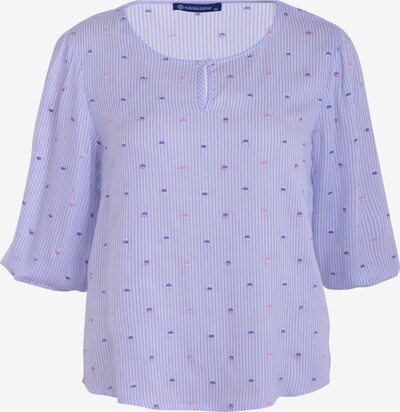 Navigazione Bluse in hellblau / weiß, Produktansicht