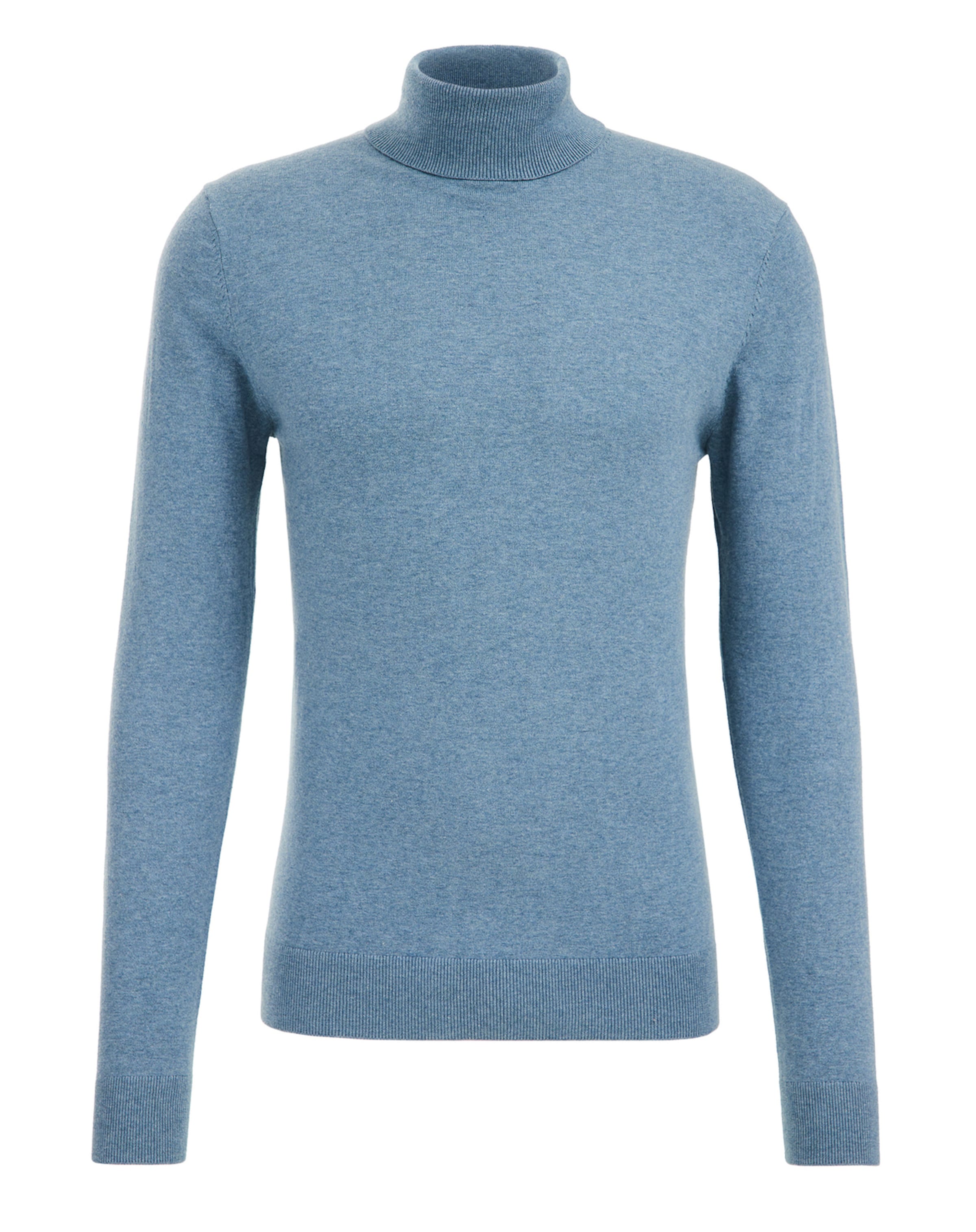 WE Fashion Свитер в Синий: спереди