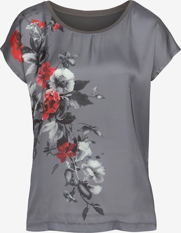 LAURA SCOTT Blouse in Grey: front