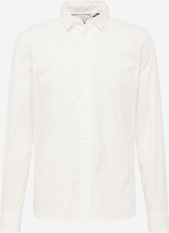 BLEND Regular fit Button Up Shirt in White: front