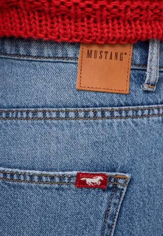 MUSTANG Wide Leg Hose 'Style Medley' in Blau