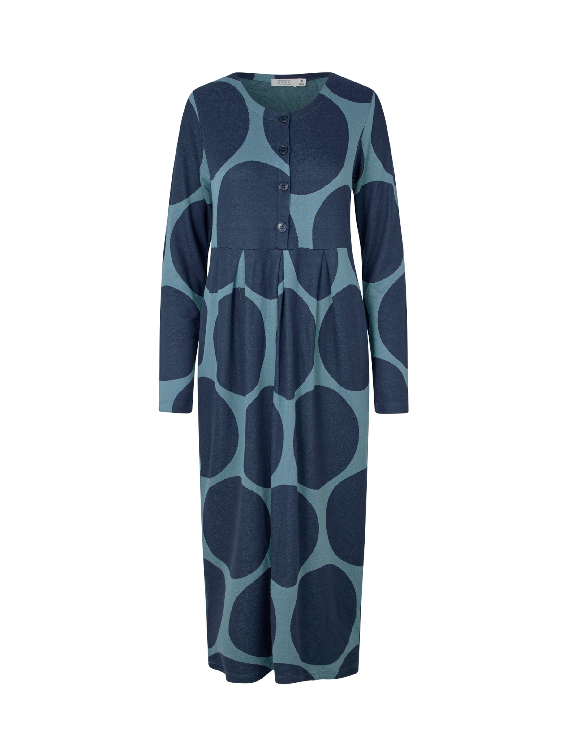Masai Kjole 'Nilana' i blå: forside