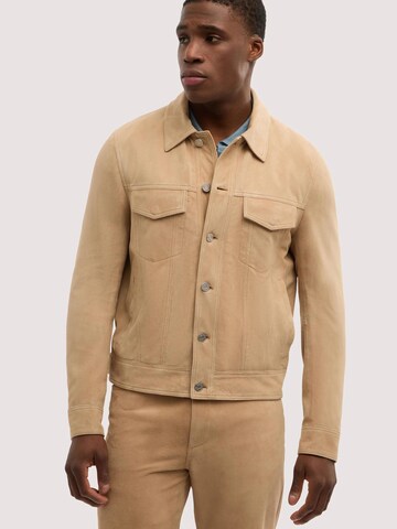 Trussardi Tussenjas in Beige: voorkant