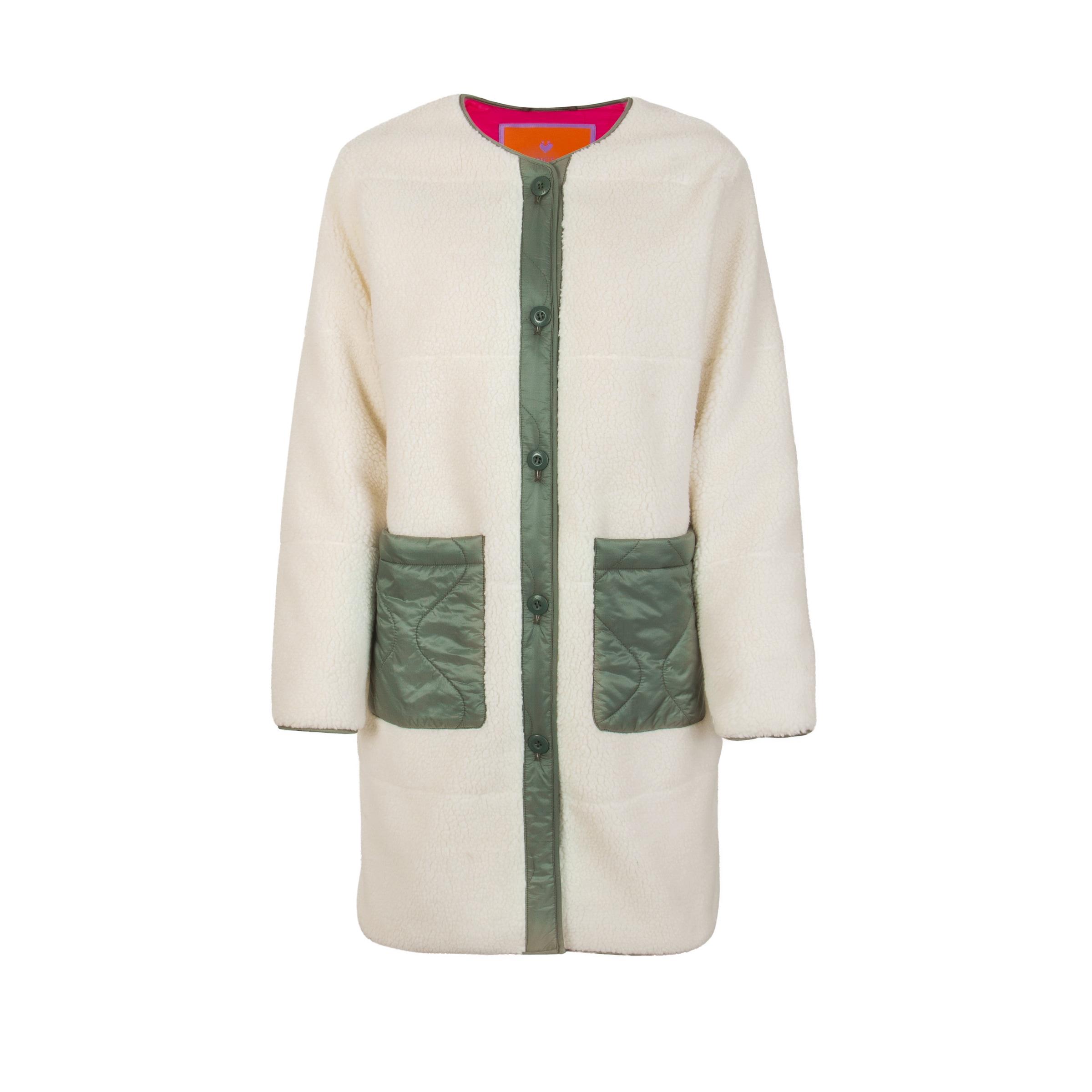 LIEBLINGSSTÜCK Mantel 'Italia' in Weiß: Vorderseite