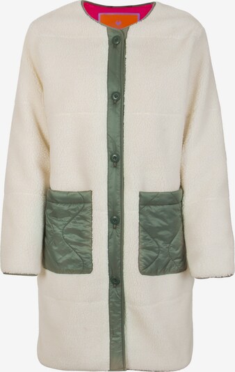 LIEBLINGSSTÜCK Between-Seasons Coat 'Italia' in Green / Off white, Item view