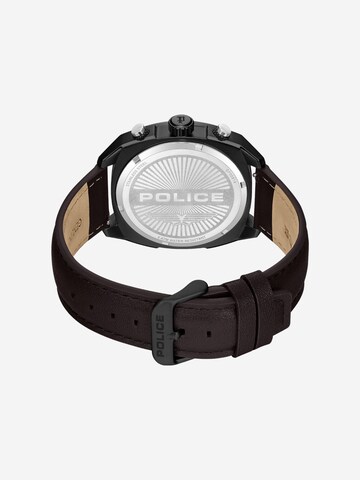 POLICE Quarzuhr ' Portland ' in Schwarz