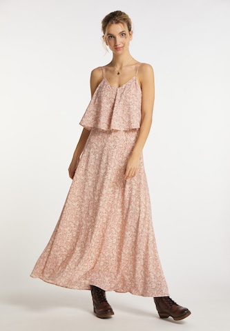 rožinė DreiMaster Vintage Vasarinė suknelė 'Zitha'
