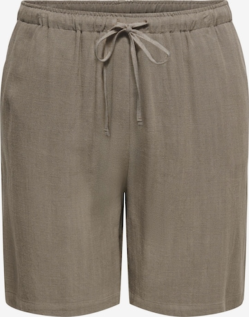 Pantaloni 'CARSiesta' di ONLY Carmakoma in grigio: frontale