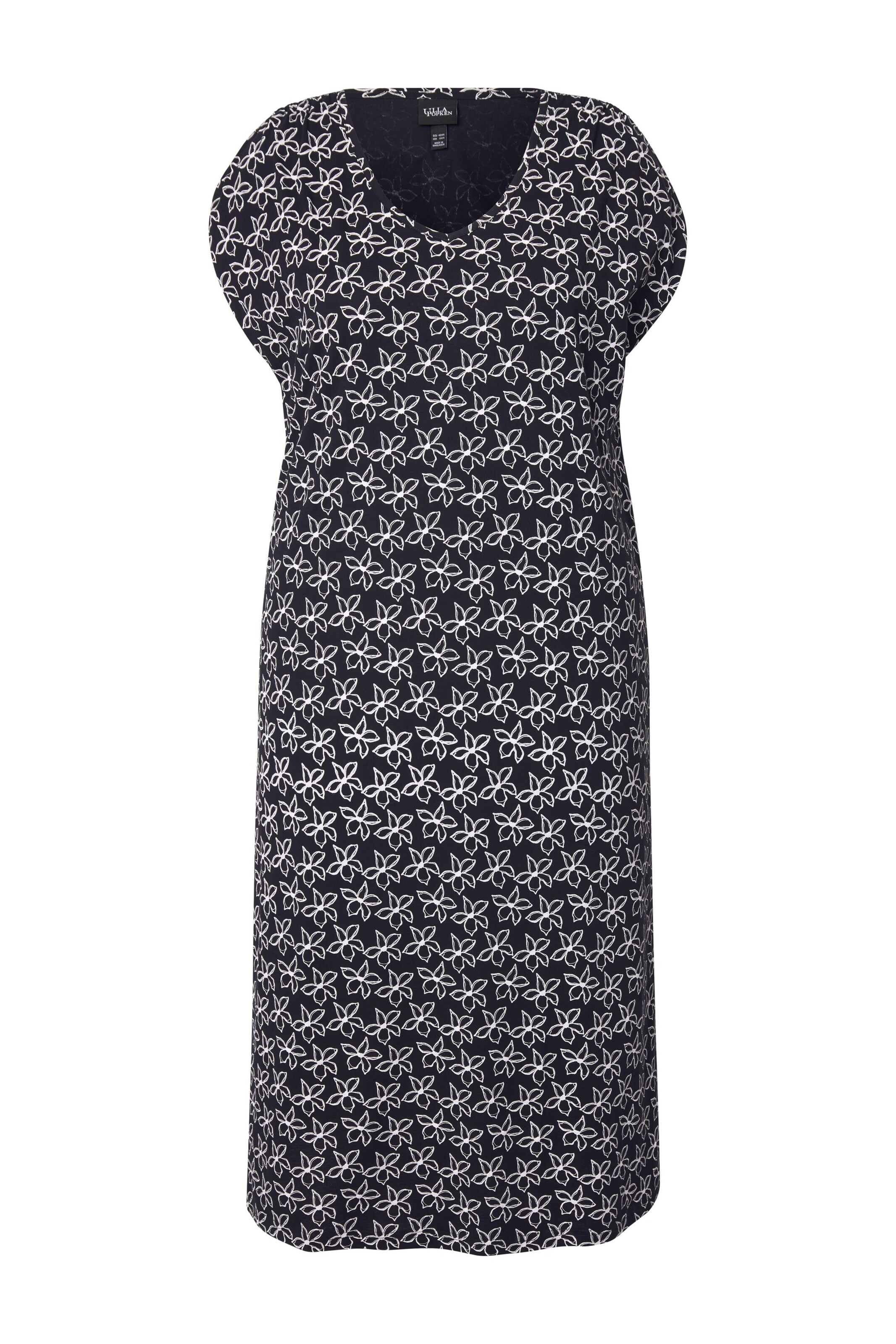 Ulla Popken Jurk in Zwart: voorkant