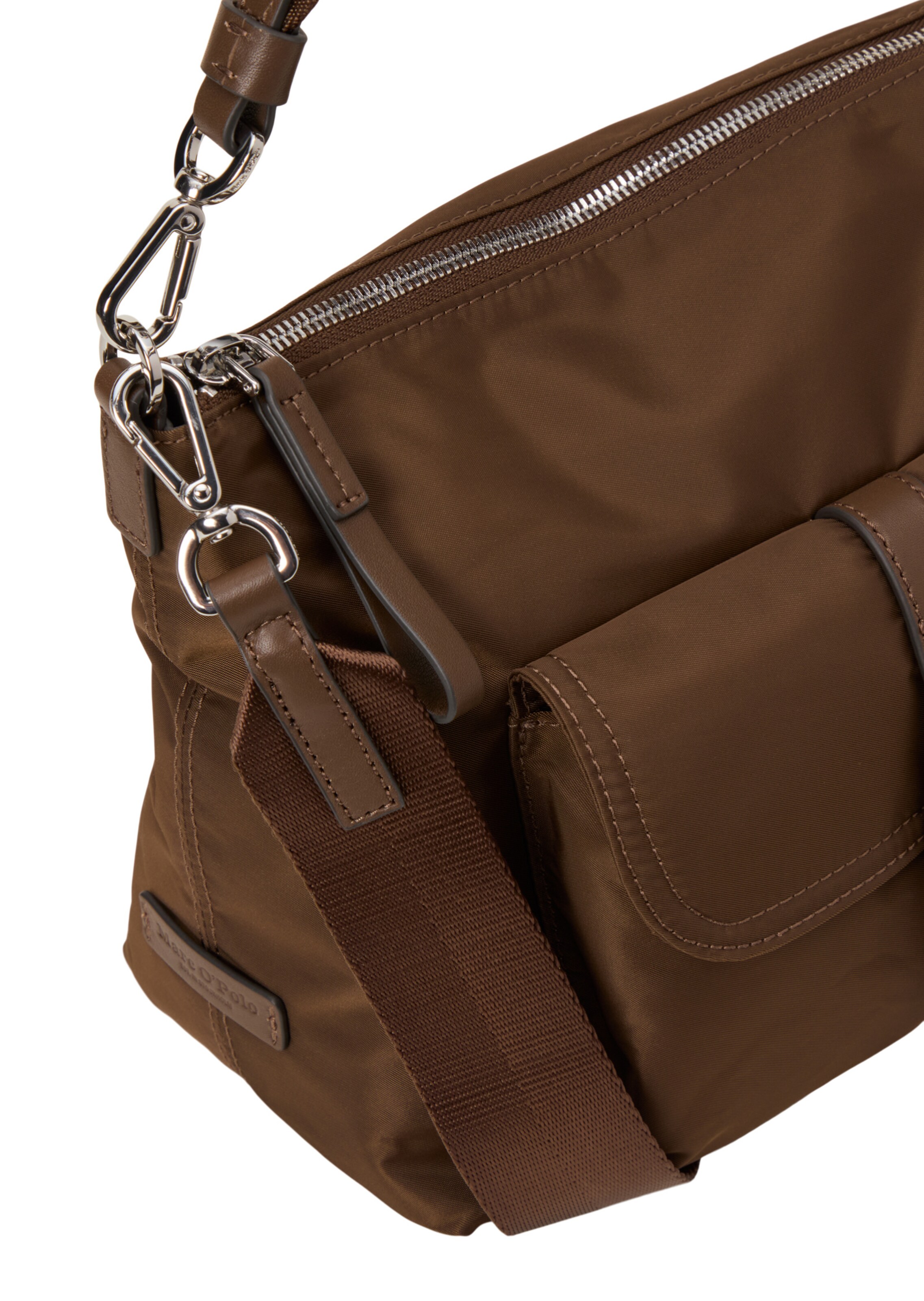 Sac bandoulière 'Caren' Marc O'Polo en marron : sur le côté