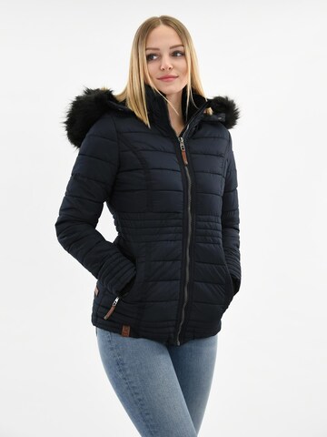 NAVAHOO Winter Jacket in Blue: front