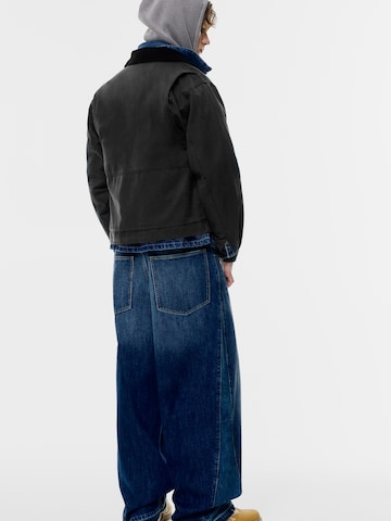 Veste mi-saison Pull&Bear en noir