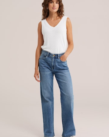 WE Fashion Topp i vit