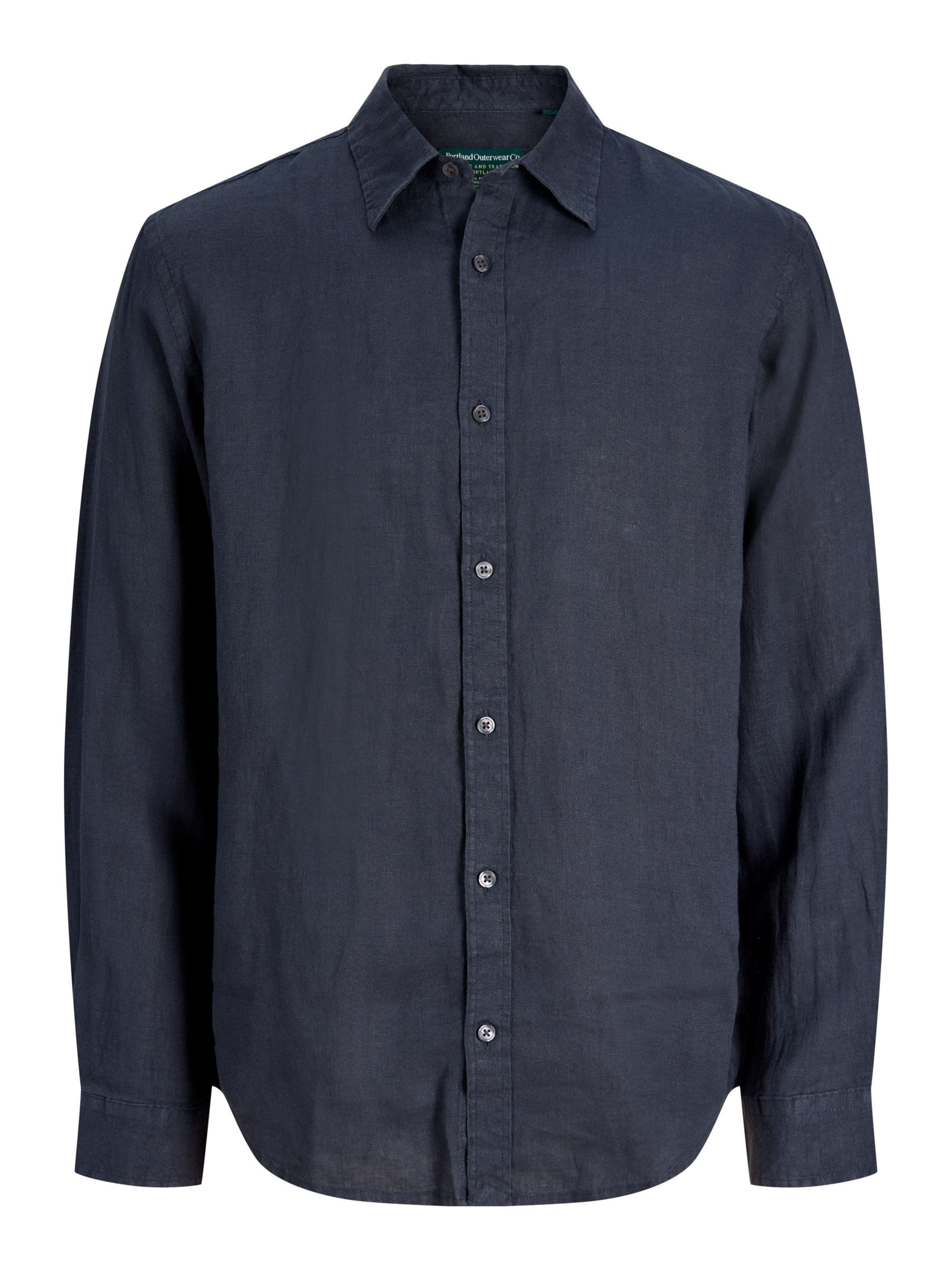 Portland Outerwear Company Skjorte i mørkeblå, Produktvisning