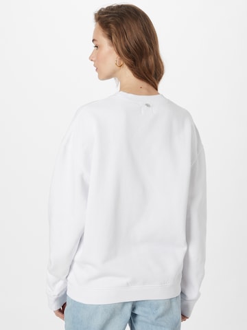 REPLAY Μπλούζα φούτερ σε λευκό