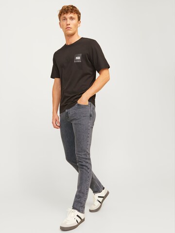JACK & JONES - Regular Calças de ganga 'JJIClark JJEvan' em cinzento
