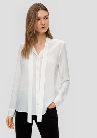s.Oliver Blouse in Beige: voorkant