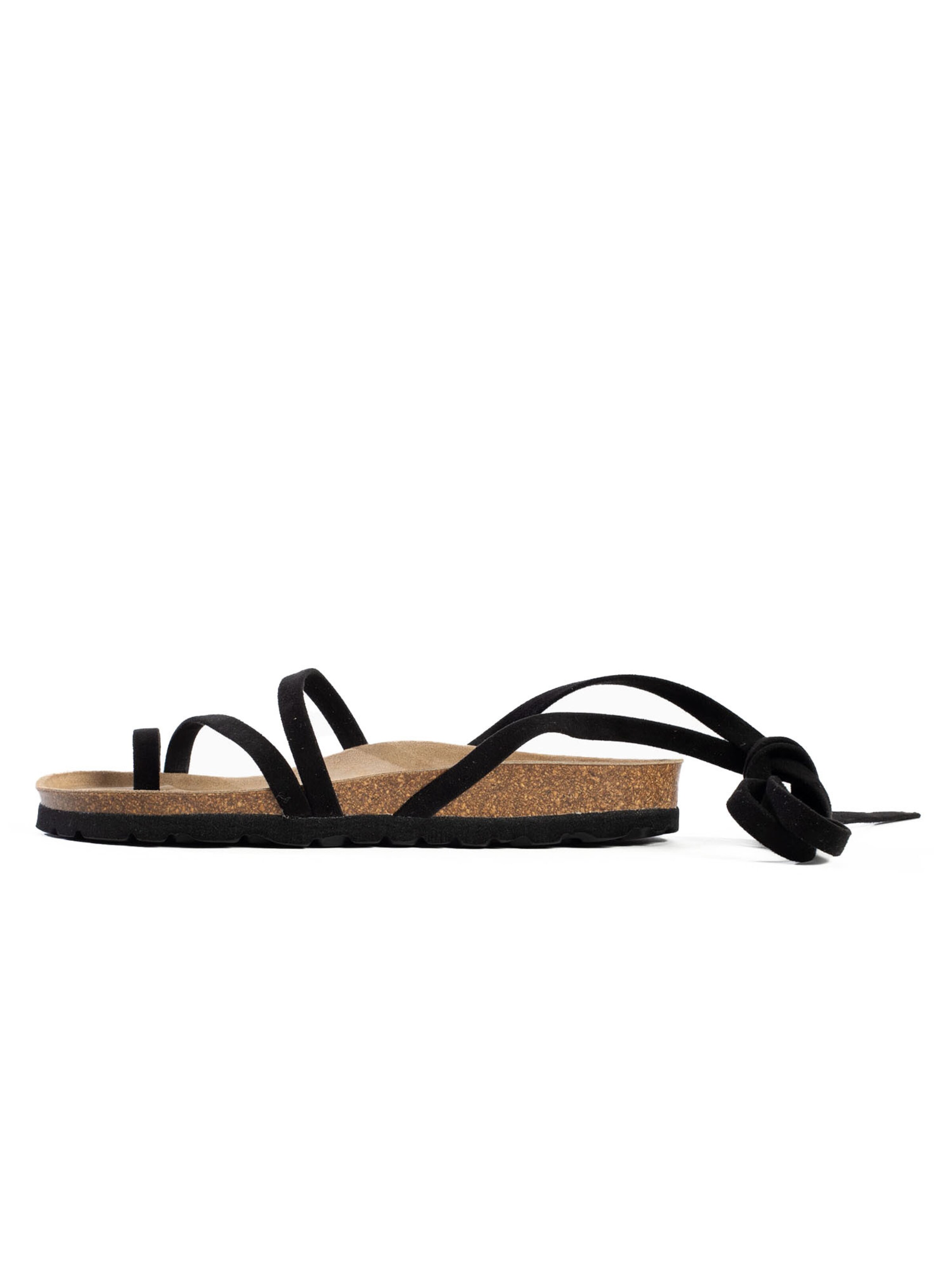 Bayton - Zapatos abiertos 'Bella' en negro: frente