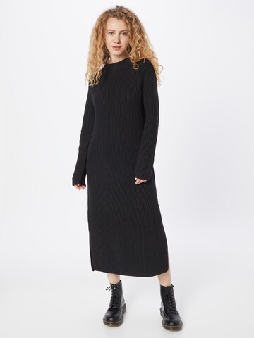 ESPRIT - Vestido de punto en negro: frente