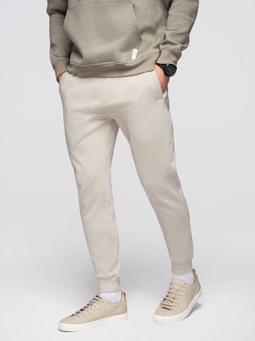 Effilé Pantalon de sport Ombre en gris