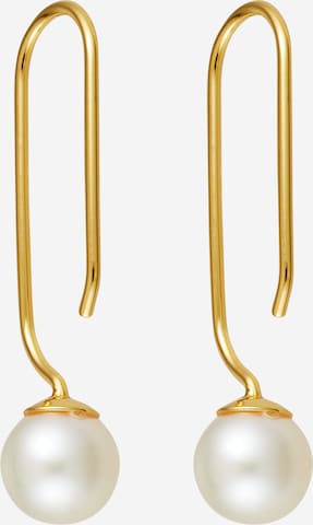 Design Letters Earrings in Gold
