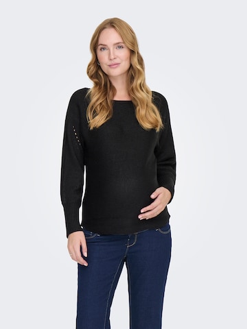 Only Maternity Sweater 'OLMNICOYA' in Black: front