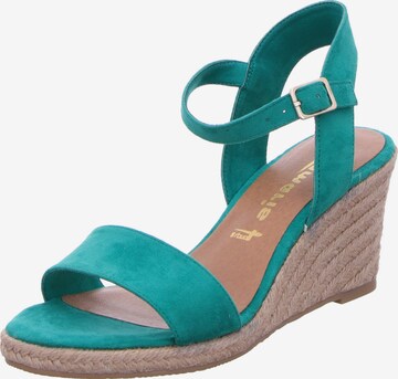 TAMARIS Sandals in Blue: front