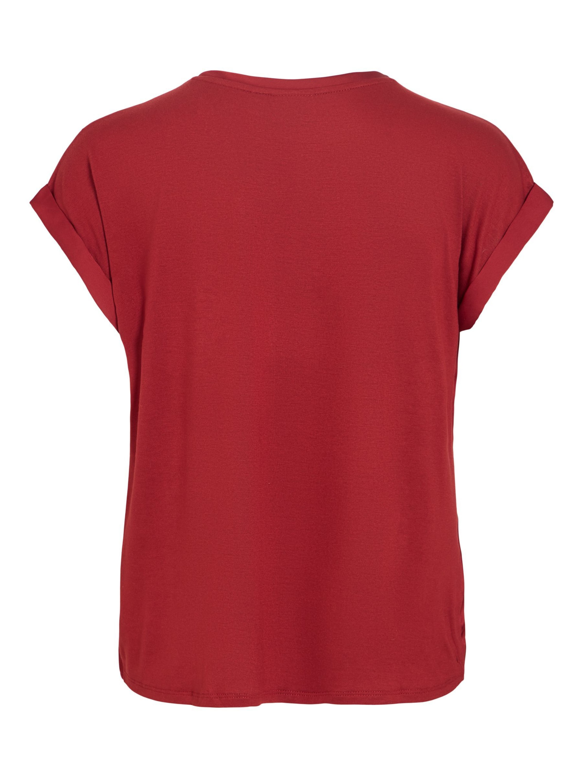 VILA Shirt 'ELLETTE' in Rood