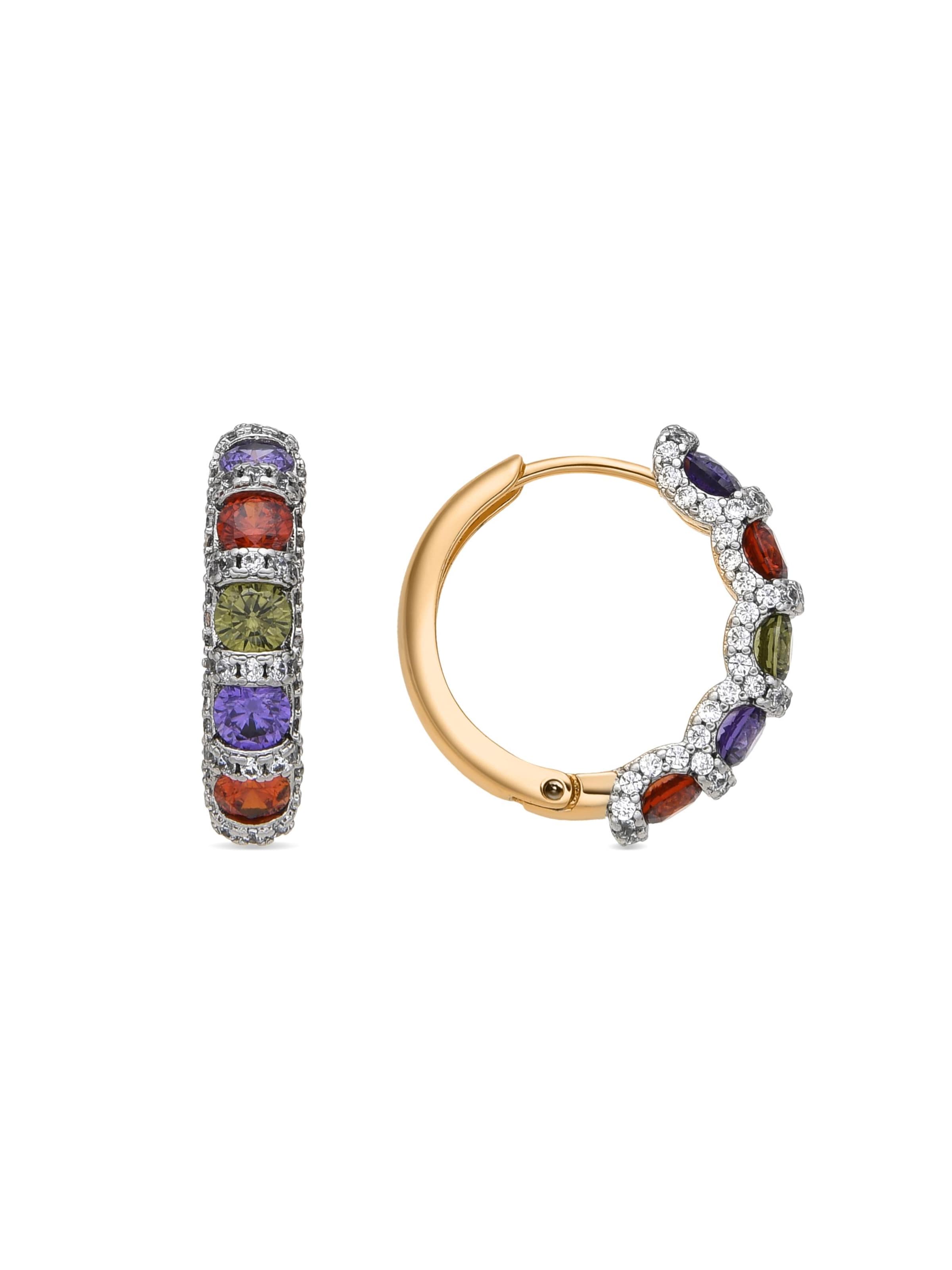 Luxenter Earrings 'Yrat' in Mixed colors: front