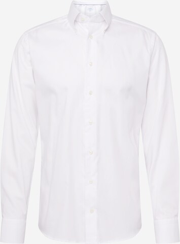 ETON Přiléhavý střih Košile 'Oxford' – bílá: přední strana