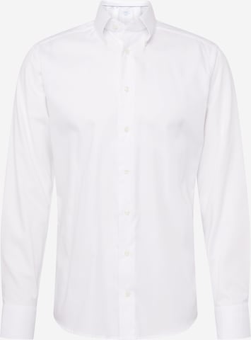 Slim fit Camicia 'Oxford' di ETON in bianco: frontale