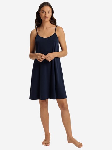 Hanro Nachthemd 'Cotton Silk'‌ in Blau