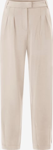 Rich & Royal Tapered Laskoshousut värissä beige: etupuoli